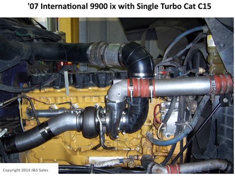 ECM Tune is highly recommended for best performance. . Cat c15 acert single turbo conversion